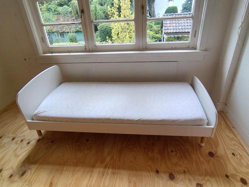 Kinderbed merk Flexa - wit, Huis en Inrichting, Slaapkamer | Slaapbanken, Gebruikt, 90 cm, 200 cm, Eenpersoons, Wit, Ophalen