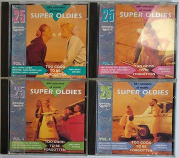 Set 4 CDs Super Oldies - Too Good To Be Forgotten (1990) beschikbaar voor biedingen