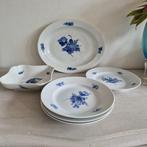 Royal Copenhagen Blue Braided Flower 6-Delige Dinerset, Ophalen of Verzenden
