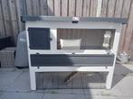Te koop feroplast konijnenhok, Dieren en Toebehoren, Knaagdieren en Konijnen | Hokken en Kooien, Ophalen, 110 cm of meer, Zo goed als nieuw