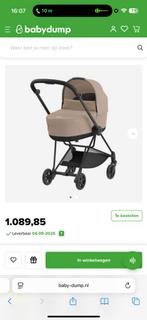 Cybex Platinum Kinderwagen 2 in 1 Mios Mattblack Beige, Kinderen en Baby's, Kinderwagens en Combinaties, Ophalen, Zo goed als nieuw