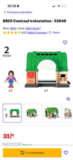 Brio Centraal Station - Goede Staat!, Hobby en Vrije tijd, Modeltreinen | H0, Ophalen of Verzenden, Zo goed als nieuw, Brug, Tunnel of Gebouw