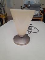 Grote commode lamp glas kalk - zgan, Ophalen, Zo goed als nieuw, Glas, Minder dan 50 cm