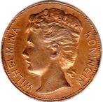 WILHELMINA KONINGIN VEREENIGING TOT VEREDELING  VOLKSVERMAAK, Postzegels en Munten, Penningen en Medailles, Ophalen of Verzenden