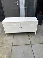 Stoere geleefde industriële vintage metalen IKEA PS locker, Ophalen, Gebruikt, Vintage