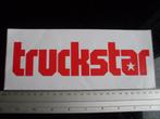 grote sticker truckstar logo vintage, Verzamelen, Stickers, Bedrijf of Vereniging, Ophalen of Verzenden, Zo goed als nieuw