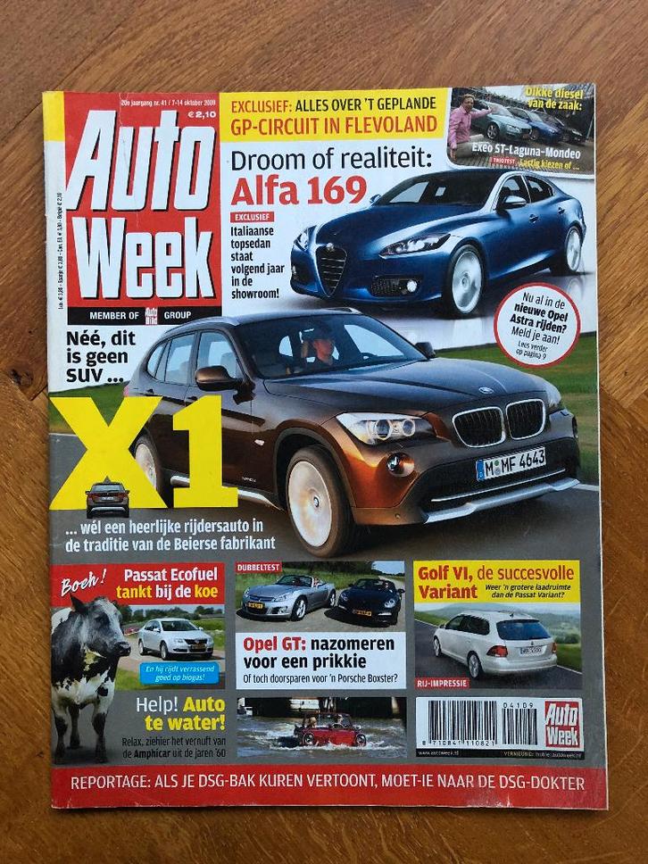 Autoweek nr. 41 2009, Boeken, Auto's | Folders en Tijdschriften, Zo goed als nieuw, Algemeen, Verzenden