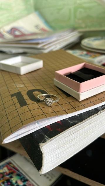 Pandora ring met hart beschikbaar voor biedingen