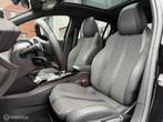 Peugeot 208 1.2 PureTech GT 102 PK Panodak Leer Navi Carplay, 101 pk, Zwart, 1199 cc, Leder en Stof