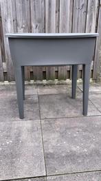 Grijze plantenbak op poten - binnen/buiten, Tuin en Terras, Kunststof, Gebruikt, Minder dan 60 cm, Ophalen of Verzenden