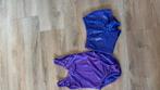 Paarse turnpakje en broekje set maat 150, Ophalen of Verzenden, Zo goed als nieuw, Meisje