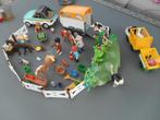 Playmobil paardenmarkt met 2 auto,s en 2 trailers set no 17, Ophalen, Zo goed als nieuw, Los playmobil