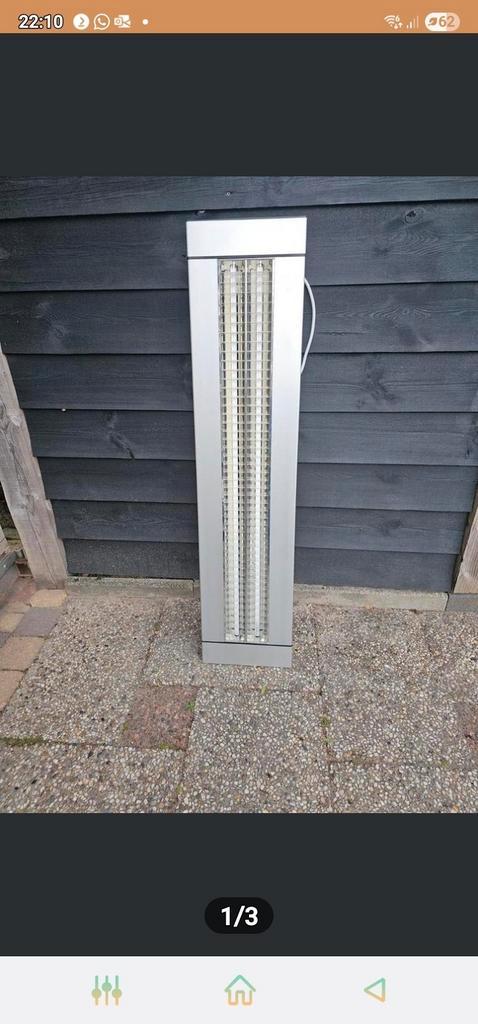 Mooie art deco TL lamp, Huis en Inrichting, Lampen | Hanglampen, Gebruikt, Minder dan 50 cm, Ophalen of Verzenden