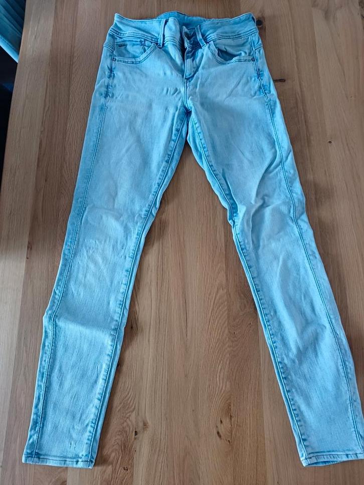 G-star mid skinny jeans, Kleding | Dames, Spijkerbroeken en Jeans, Zo goed als nieuw, W28 - W29 (confectie 36), Blauw, Ophalen of Verzenden