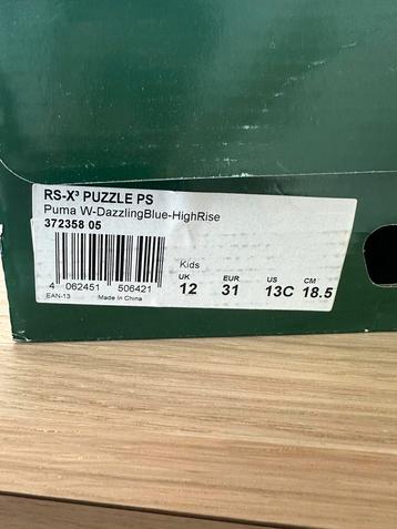 Puma kinderschoenen maat 31 nieuw beschikbaar voor biedingen