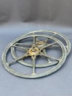 Twee messing wielen, Antiek en Kunst, Ophalen of Verzenden