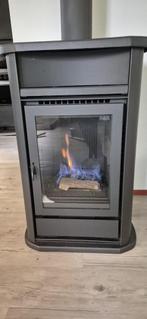 Flam gaskachel model Eleganza (Appelscha), Ophalen, Gas, Zo goed als nieuw, Vrijstaand
