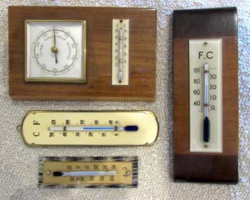 4 Thermometers  beschikbaar voor biedingen