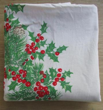 wit katoenen kerstkleed met opdruk beschikbaar voor biedingen