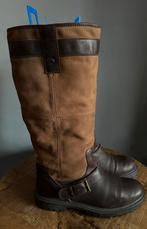 *Human Nature* Mooie leren outdoor laarzen maat 38 Izgst!, Kleding | Dames, Schoenen, Hoge laarzen, Bruin, Verzenden, Zo goed als nieuw