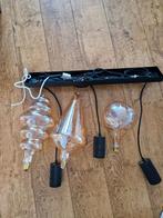 Mooie eettafellamp, Ophalen, Zo goed als nieuw, Glas