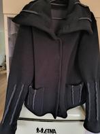 Boris industries zwart jasje met grijze stiksels, Kleding | Dames, Zwart, Maat 42/44 (L), Ophalen of Verzenden, Jasje