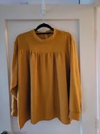 Okergele Blouse - Stijlvol en Comfortabel!, Ophalen of Verzenden, Zo goed als nieuw, Maat 42/44 (L), Bruin