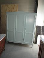 barok gerestijlde 3 deurs linnenkast hang en leg  425,00, Ophalen, Barok queen anne stijl, 150 tot 200 cm, Eikenhout