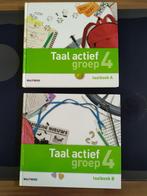Taal actief taalboek groep 4 (4A,4B) twee boeken voor €10,00, Boeken, Schoolboeken, Overige niveaus, Nederlands, Ophalen of Verzenden