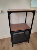 Industriële bijzettafel met opbergruimte, 45 tot 60 cm, Minder dan 55 cm, Ophalen of Verzenden, Zo goed als nieuw