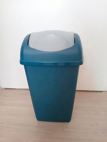 Nieuw! Tontarelli afvalemmer blauw grijs 15 liter  beschikbaar voor biedingen