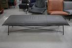 Luxe bank eetkamerbank Vidar Jess design metaal leer grijs, Ophalen, Zo goed als nieuw, Metaal, Eén