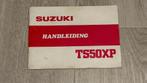 Handleiding Suzuki TS50XP, Fietsen en Brommers, Ophalen of Verzenden, Gebruikt