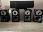 Magnat Vector Needle speakers + magnat Centerspeaker, Audio, Tv en Foto, Luidsprekers, Ophalen, Zo goed als nieuw, 120 watt of meer