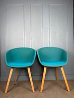 8 HAY About A Chair AAC23 design stoelen, Ophalen, Blauw, Stof, Vijf, Zes of meer stoelen