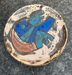 Decoratief bord met vogelmotief potters oisterwijk, Antiek en Kunst, Antiek | Keramiek en Aardewerk, Ophalen of Verzenden