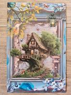 Kaart, 9,5x15cm, zelfgemaakt., Ophalen of Verzenden