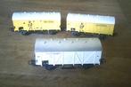 Marklin HO 3 Koelwagons - Bananenwagons nr. 4508 - 4509, Hobby en Vrije tijd, Modeltreinen | H0, Wisselstroom, Gebruikt, Wagon