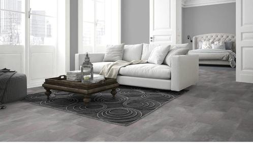 Waterbestendig Tegel Laminaat Slate Clay Grey €14,95p/m2, Huis en Inrichting, Stoffering | Vloerbedekking, Nieuw, Laminaat, Beige