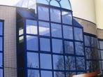 2 Glaspanelen blauw - 85.5 x 86.5 cm, Nieuw, Ophalen