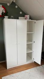 Witte ikea linnenkast, Huis en Inrichting, Kasten | Kledingkasten, Ophalen, Gebruikt, 150 tot 200 cm, Met hangruimte