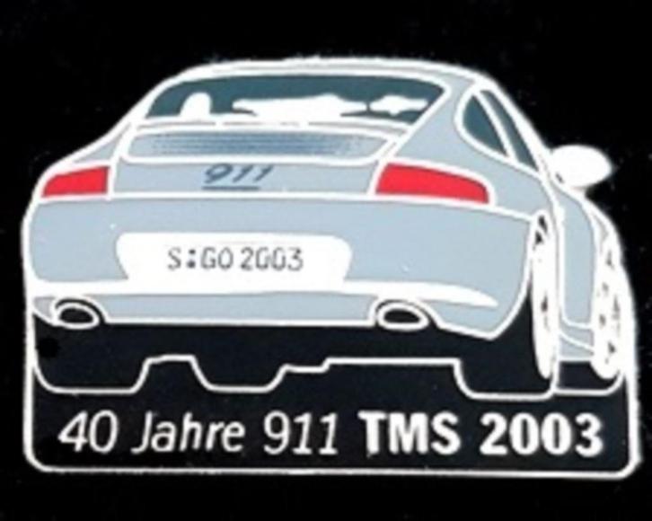 Porsche 40 Jahre 911- TMS 2003 pin, Verzamelen, Speldjes, Pins en Buttons, Nieuw, Speldje of Pin, Transport, Verzenden