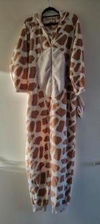 Onesie giraffe maat L. Gewassen en nog keurig. Lekker zacht, Primark, Beige, Maat 42/44 (L), Ophalen of Verzenden