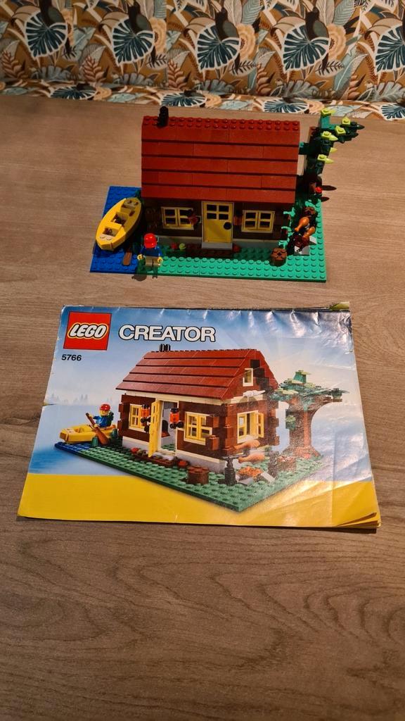 Lego Creator 5766 Houthakkershut, Kinderen en Baby's, Speelgoed | Duplo en Lego, Zo goed als nieuw, Lego, Complete set, Ophalen of Verzenden