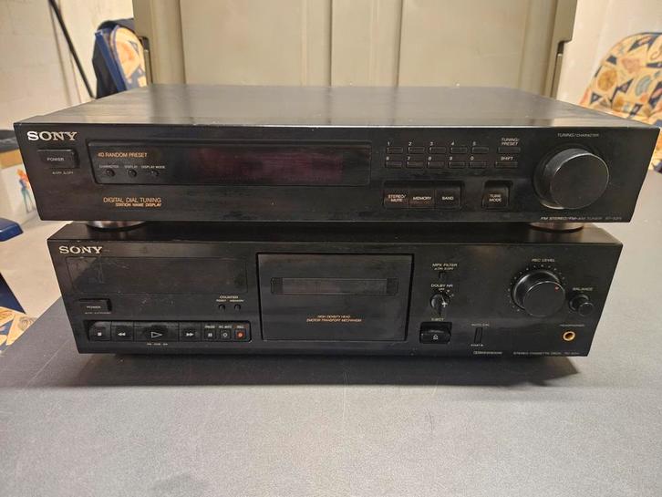 Sony Tuner & Cassettedeck - ST-S211 & TC-K311, Audio, Tv en Foto, Stereo-sets, Ophalen of Verzenden