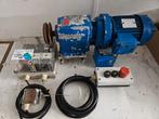 Electrisch bediend opdrijfhek, Ophalen, Gebruikt, Elektromotor