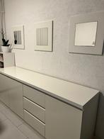 Hoogglans Dressoir met 3 Spiegels, Ophalen, Overige materialen, Gebruikt, 50 tot 100 cm