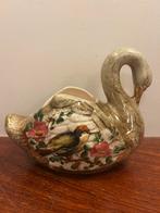 Vintage Bequet zwaan met vogel, Ophalen of Verzenden