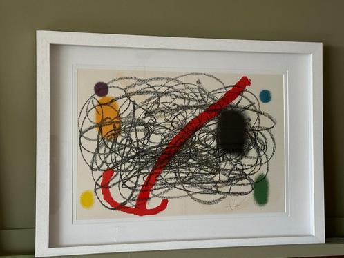 Joan Miro litho ingelijst, Antiek en Kunst, Kunst | Litho's en Zeefdrukken, Ophalen