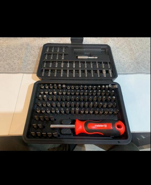 Nu €20! Meister Bitset 130-delig, Hobby en Vrije tijd, Overige Hobby en Vrije tijd, Nieuw, Ophalen of Verzenden
